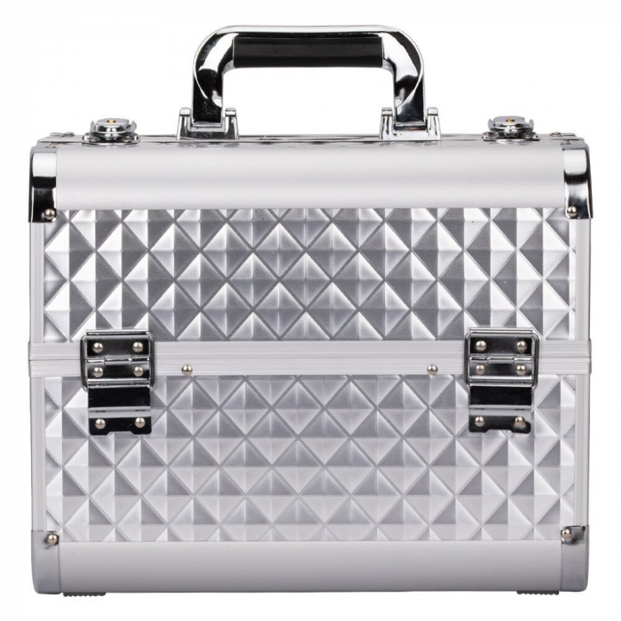 Geanta cosmetice L Diamond 3D silver [3]