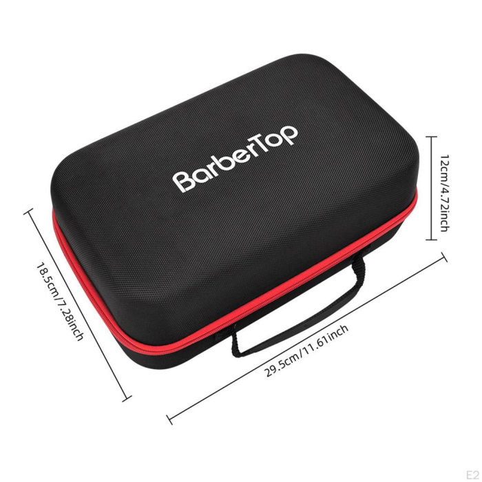 Geanta profesionala pentru ustensile frizerie si coafor, neagra, 30x12x19cm, spatioasa [3]