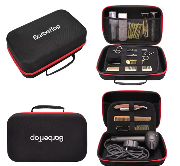 Geanta profesionala pentru ustensile frizerie si coafor, neagra, 30x12x19cm, spatioasa [6]