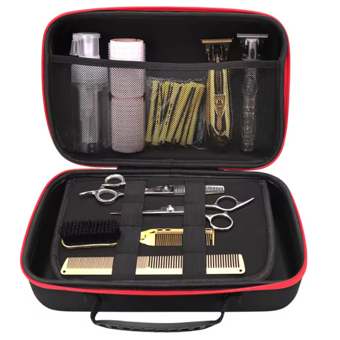 Geanta profesionala pentru ustensile frizerie si coafor, neagra, 30x12x19cm, spatioasa [9]