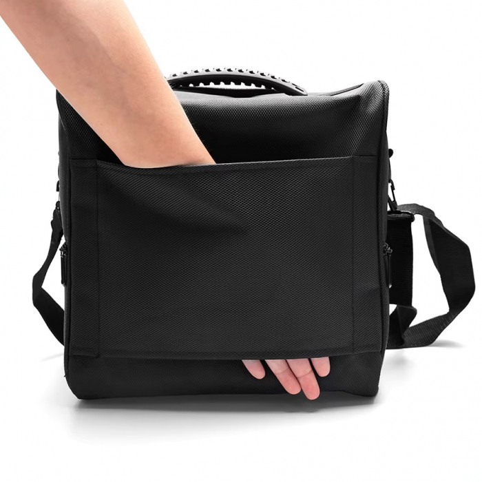 Geanta voiaj, transport cosmetice, produse frizerie, cu 3 portfarduri detasabile, 30x29x22 cm [9]