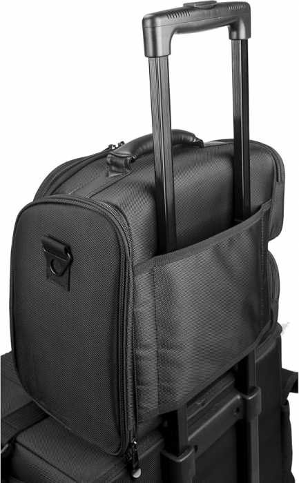 Geanta voiaj, transport cosmetice, produse frizerie, cu 3 portfarduri detasabile, 30x29x22 cm [4]