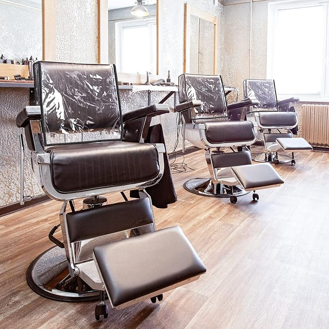 Husa pentru protectie scaun coafor, transparenta [5]