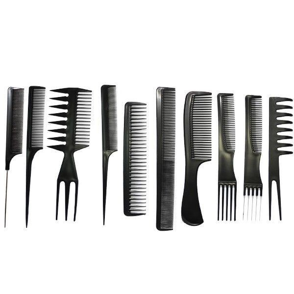 Kit frizerie coafor cu foarfeca tuns filat curcubeu brici din inox, pieptan barba, manta, pelerina Davis [7]