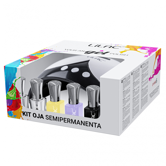 Kit oja semipermanenta Lampa LED, 2 oje semipermanente, top coat si base coat [3]