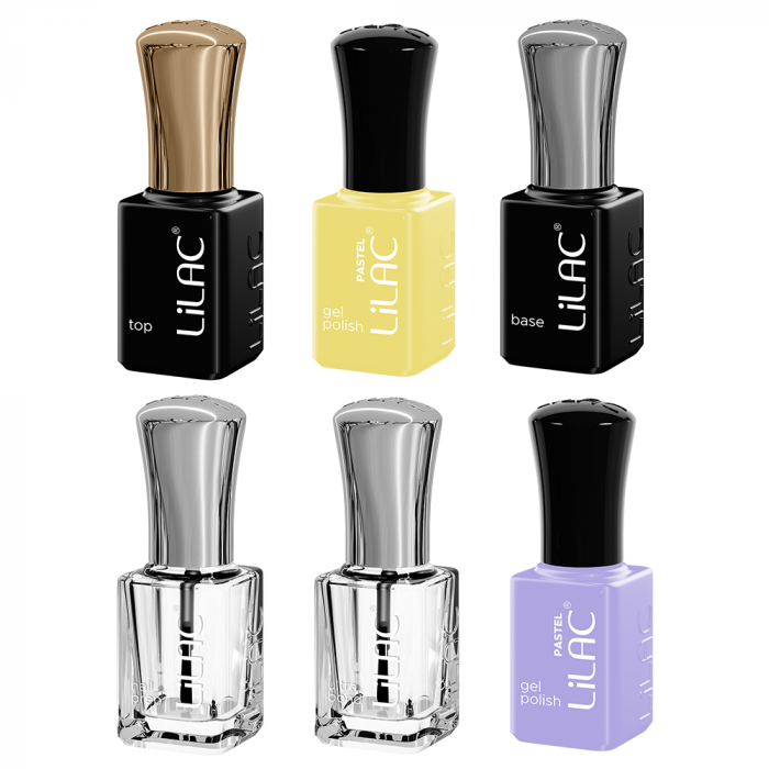 Kit oja semipermanenta Lampa LED, 2 oje semipermanente, top coat si base coat [2]