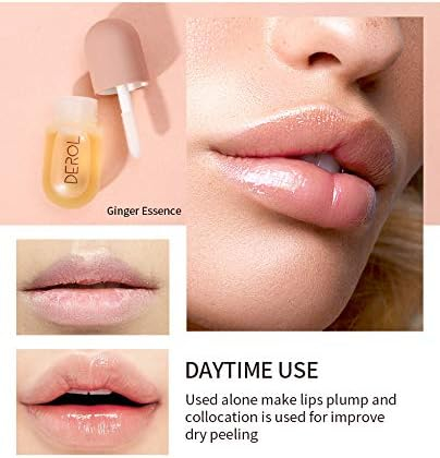 Lip oil tratament de buze cu efect de marire si hidratare de zi si noapte, set 2 bucati [2]