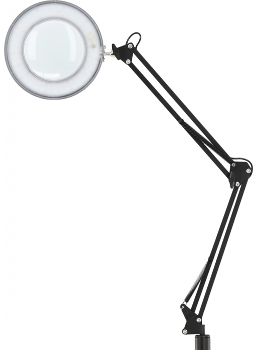 Mobilier salon cu Pat cosmetic negru, lampa cosmetica cu lupa si scaun, BR024 [3]
