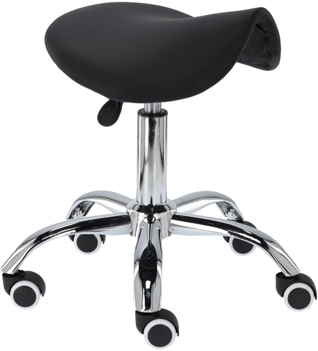 Mobilier salon cu Pat cosmetic negru, lampa cosmetica cu lupa si scaun, BR024 [5]