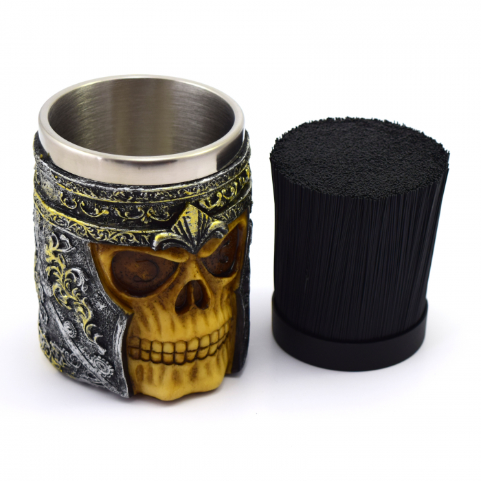 Organizator frizerie cap schelet razboinic [5]