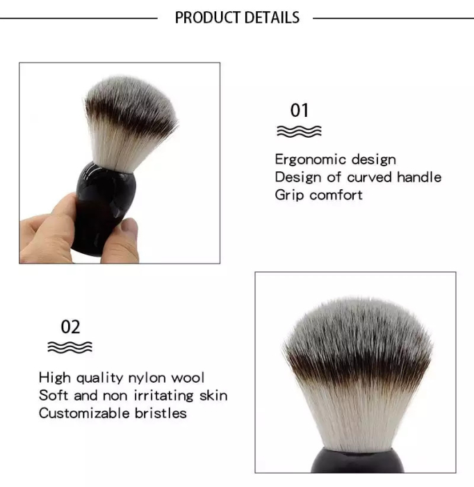 Pamatuf frizerie barber pentru barbierit negru [5]