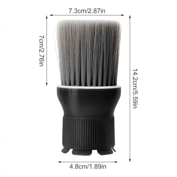 Pamatuf frizerie barber shop, Gri, care se ataseaza de Uscator de par [4]