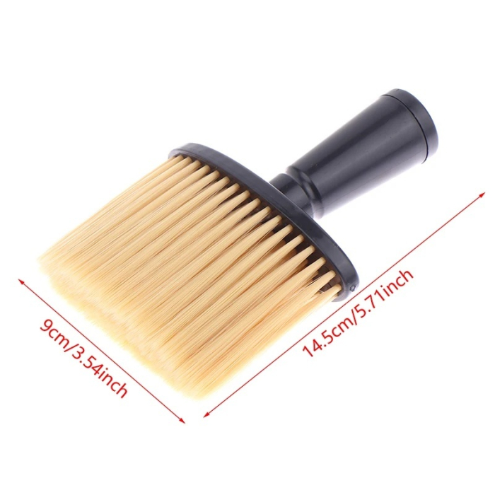 Pămătuf frizerie profesional cu perii moi și mâner ergonomic [2]