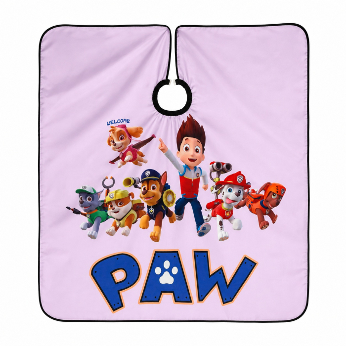 Pelerină de Tuns pentru Copii cu Patrula Cățelușilor (Paw Patrol) – Impermeabilă [2]