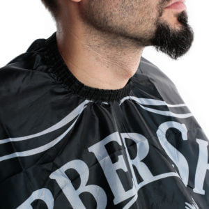 Pelerina manta pentru tuns barbati gri/negru lunga frizerie coafor barber shop [2]