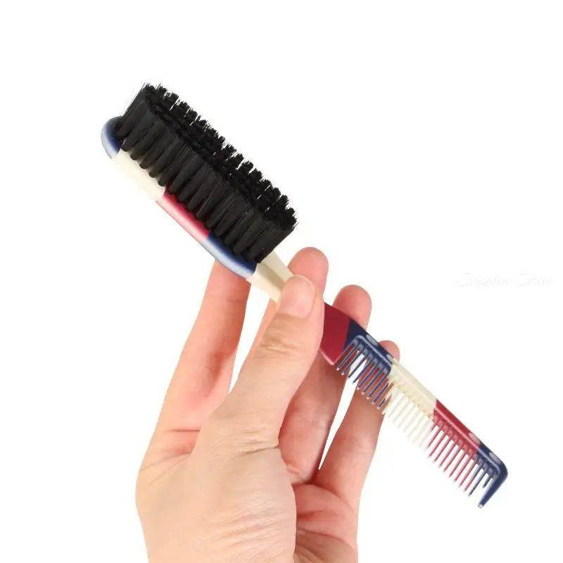 Perie barba dubla, de buzunar, cu pieptene barber [4]