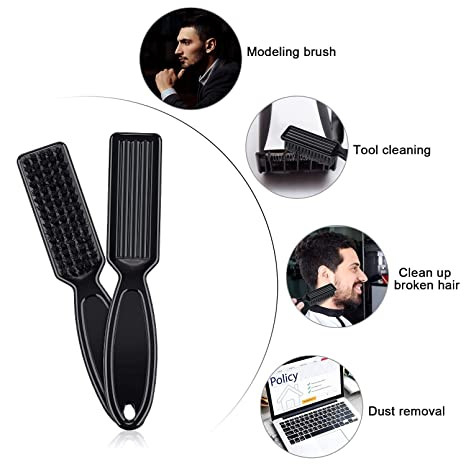 Perie pentru barbati aranjare barba frizerie coafor din plastic [4]