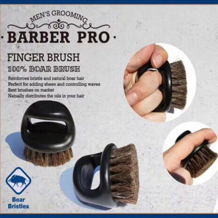 Perie tip inel pentru barbati aranjare barba frizerie coafor barbershop Barber Pro [3]