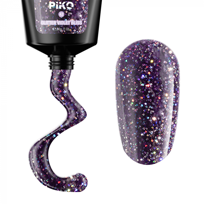 Polygel color Glitter · 30 ml · Violet Bliss [2]