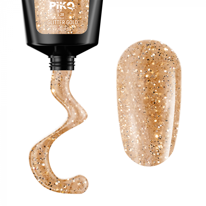 Polygel color Glitter · 30 ml · Gold [2]