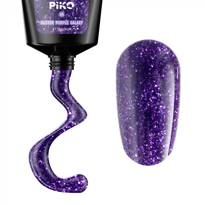 Polygel color Glitter · 30 ml · Purple Galaxy [2]