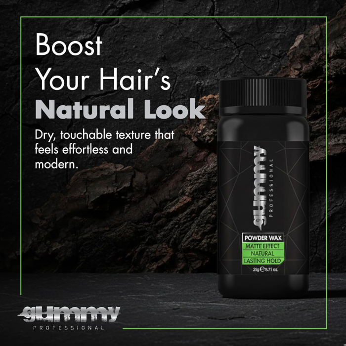 Pudra de volum - Gummy Powder Wax Matte Effect 20g - Finish Mat și Fixare Puternică [5]