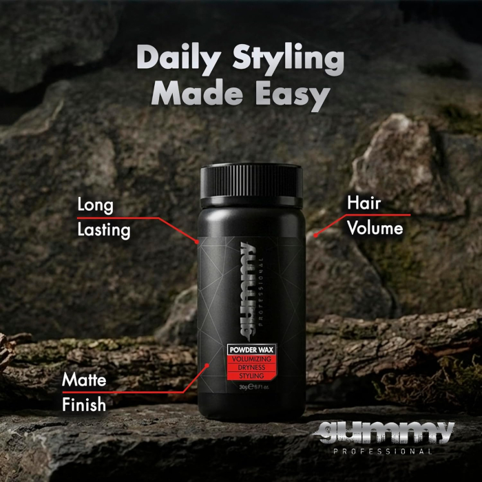 Pudra de volum - Gummy Powder Wax Volum Effect 20g - Volum, Textură și Finish Mat [4]