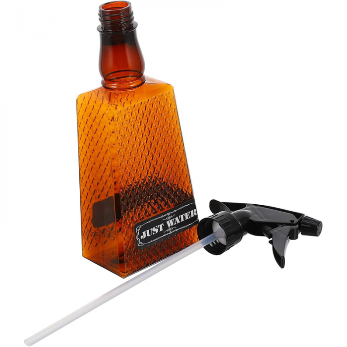 Pulverizator frizerie coafor 500 ml, plastic dur, maro, Just water [2]