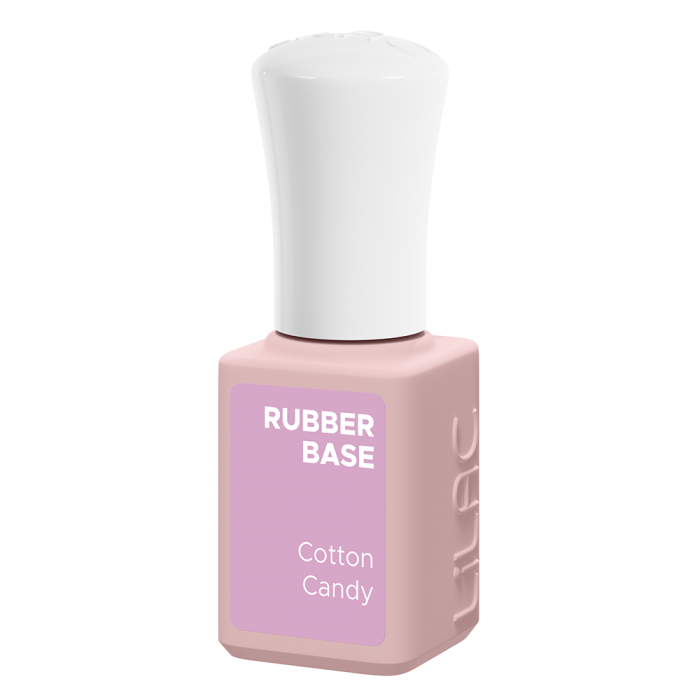 Rubber Base Lilac, Cotton Candy, baza si oja semipermanenta 6 g [2]