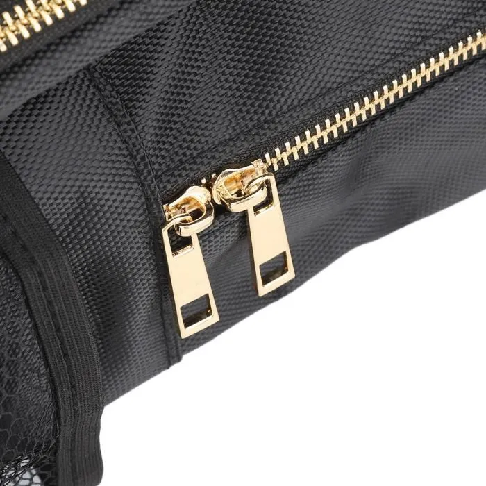 Rucsac frizerie, barber shop, negru cu imprimeu, 46xX34X18cm, material dur, compartimentat [7]