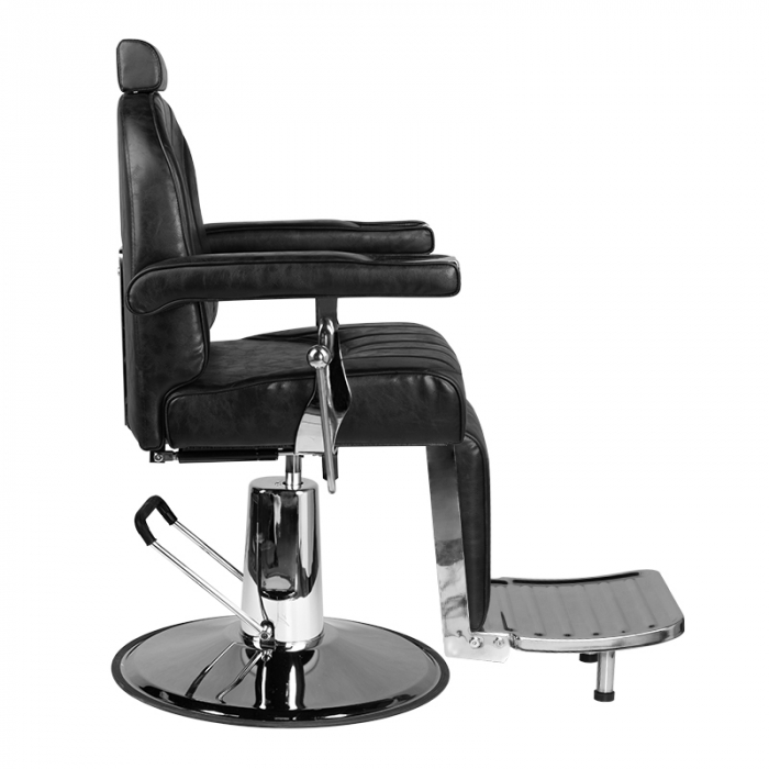 Scaun barber salon frizerie, reglabil, Negru SSB009 [2]