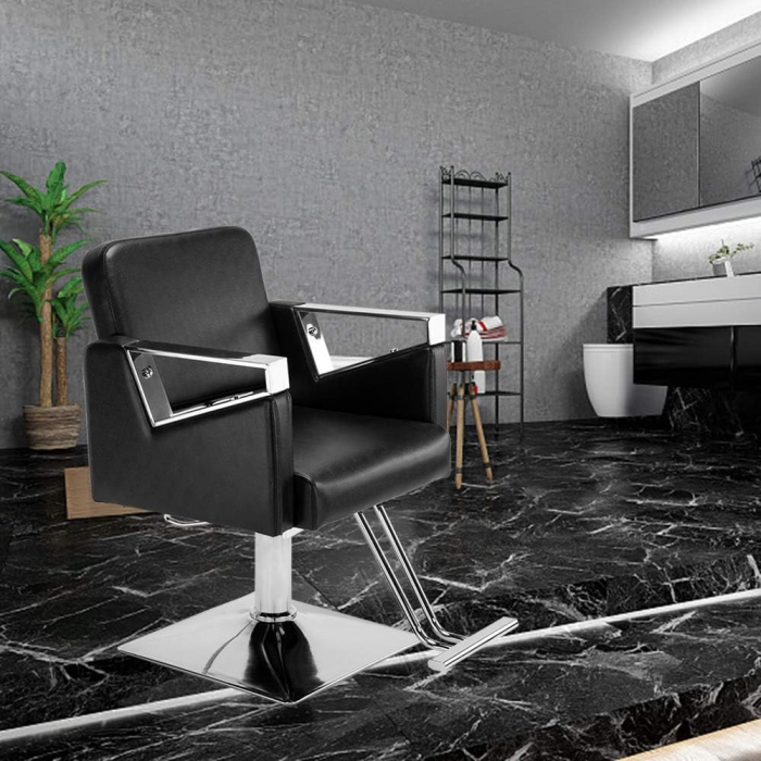 Scaun Coafor Frizerie, Hidraulic, Cu Suport De Picioare, BR007A [4]