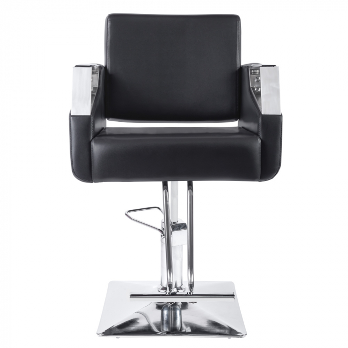 Scaun coafor Harriet, reglabil pe inaltime, cu suport pentru picioare, negru [2]