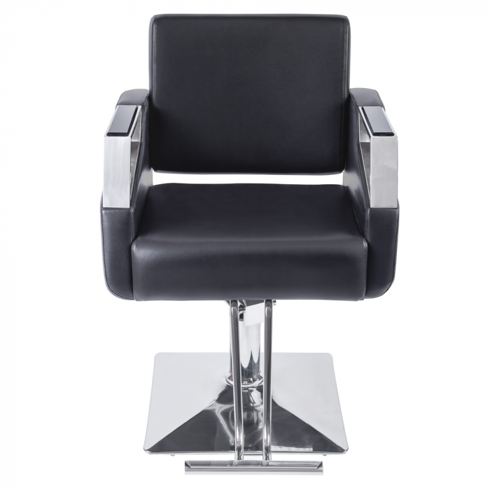 Scaun coafor Harriet, reglabil pe inaltime, cu suport pentru picioare, negru [3]
