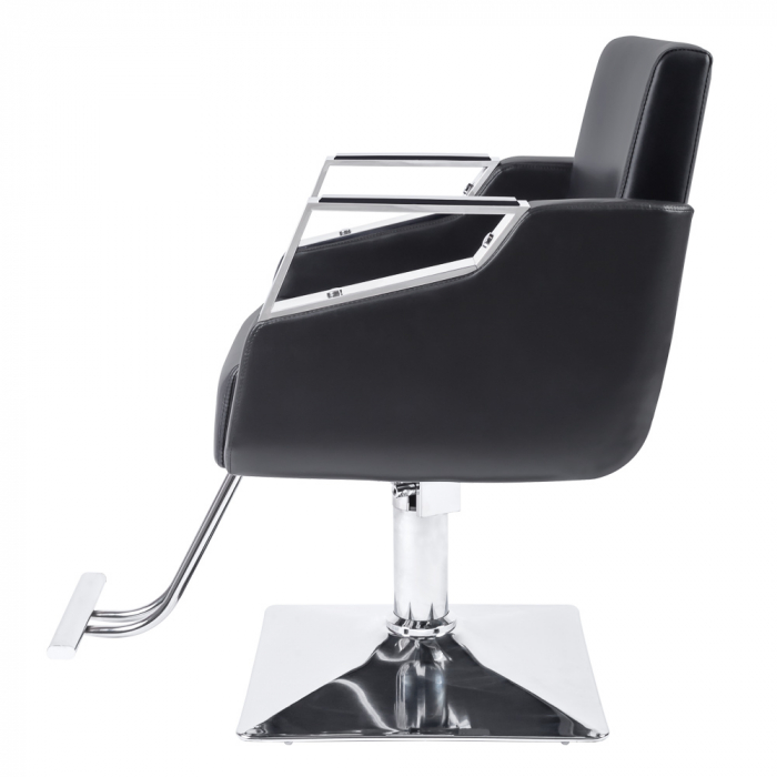 Scaun coafor Harriet, reglabil pe inaltime, cu suport pentru picioare, negru [4]