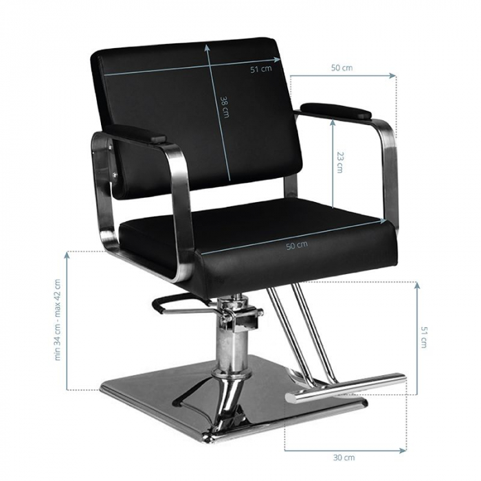 Scaun frizerie-coafor Onyx [5]