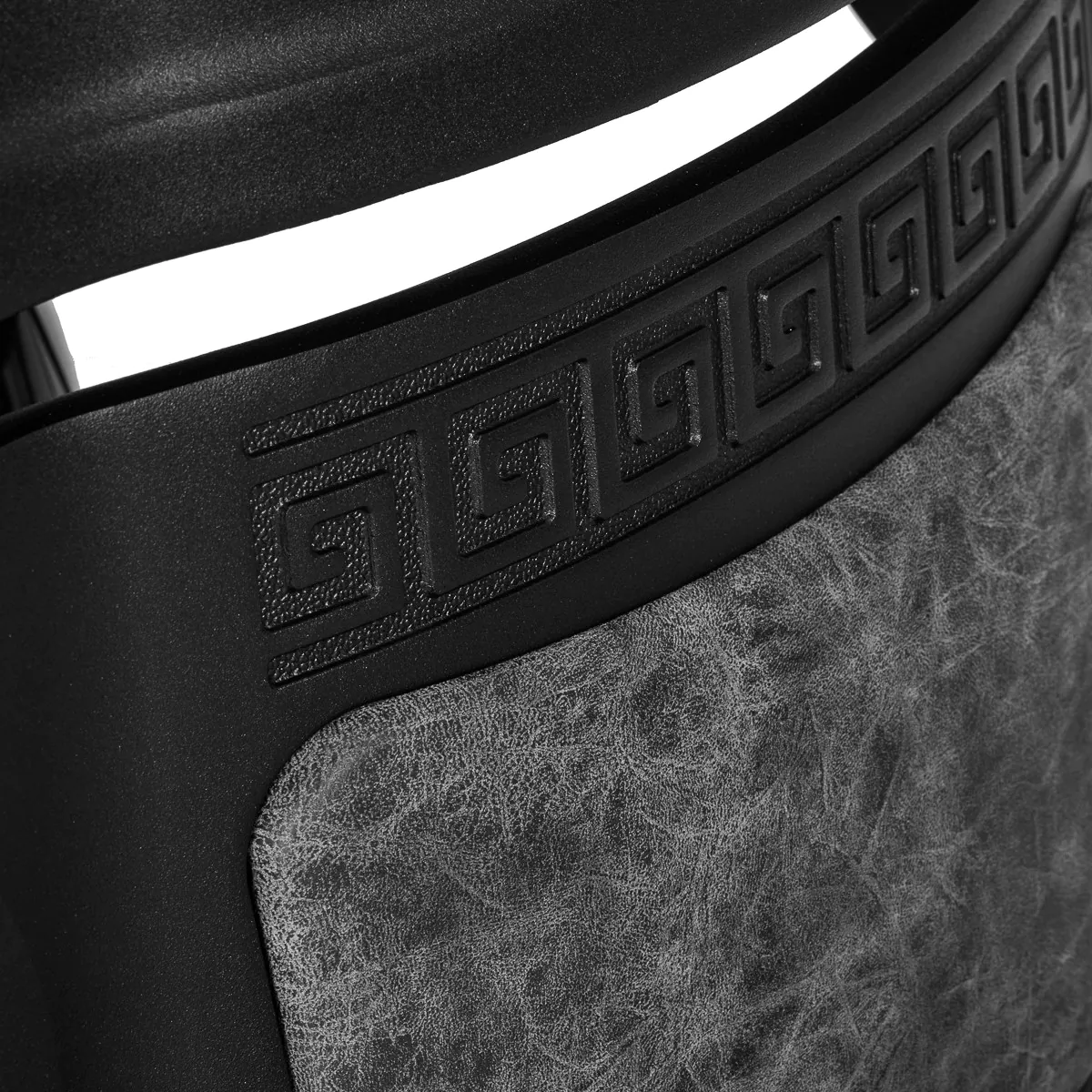 Scaun frizerie Imperator Old Leather Gray · BarberPub [9]