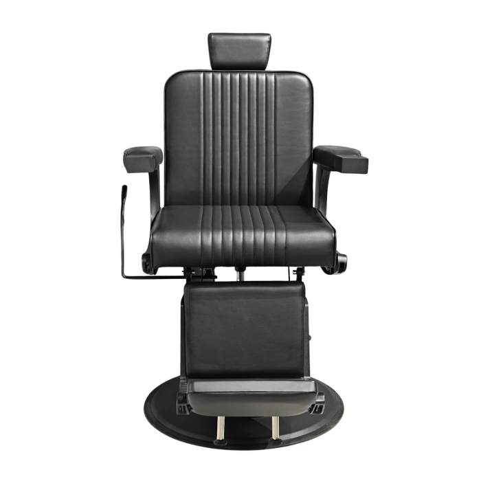 Scaun Frizerie Profesional Darren – Design Full Black și Performanță de Elită [5]