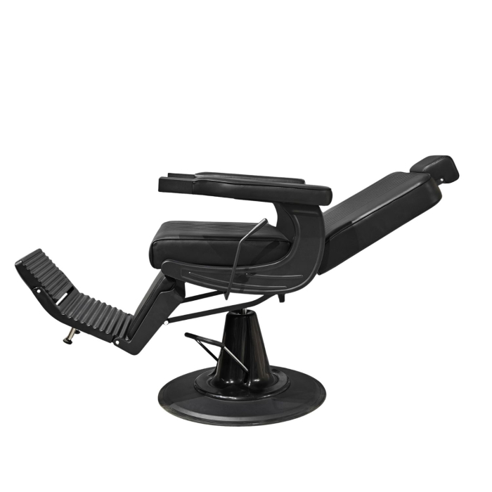Scaun Frizerie Profesional Darren – Design Full Black și Performanță de Elită [3]