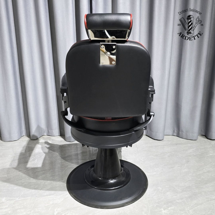 Scaun Frizerie Profesional Ronnie – Confort Premium și Stil Vintage/Modern [4]