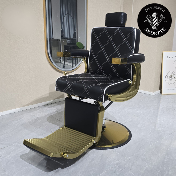 Scaun Frizerie Profesional Zymir – Eleganță Modernă și Confort [2]