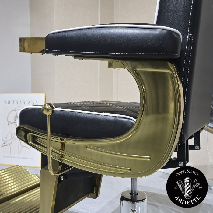 Scaun Frizerie Profesional Zymir – Eleganță Modernă și Confort [6]