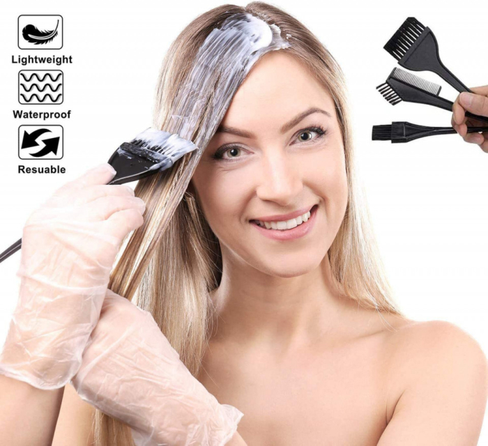 Set 3 pensule pentru vopsit parul [4]