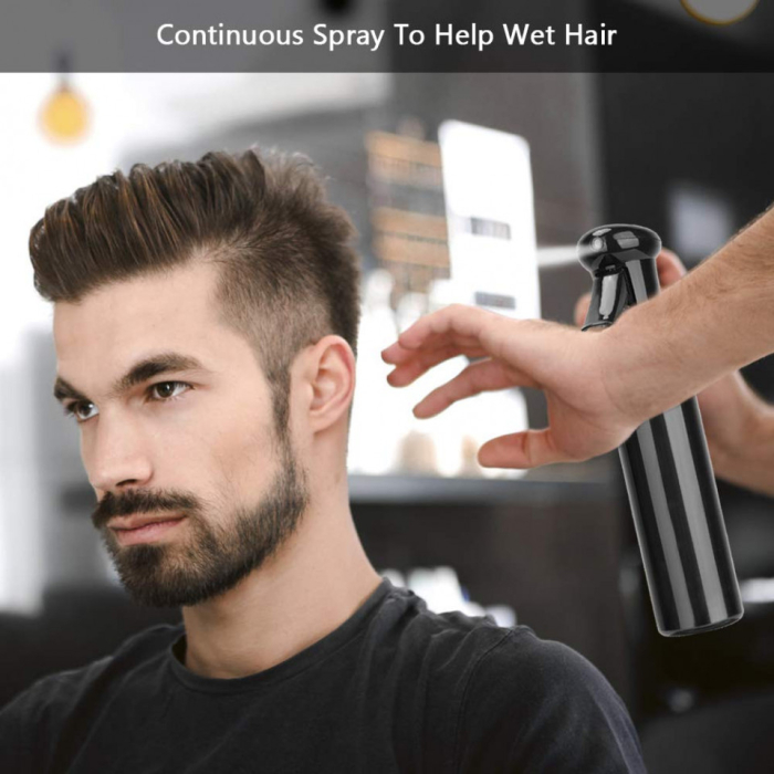 Set accesorii frizerie Mano05 cu pelerina, pamatuf si pulverizator pentru salon barber, scoli coafor [8]
