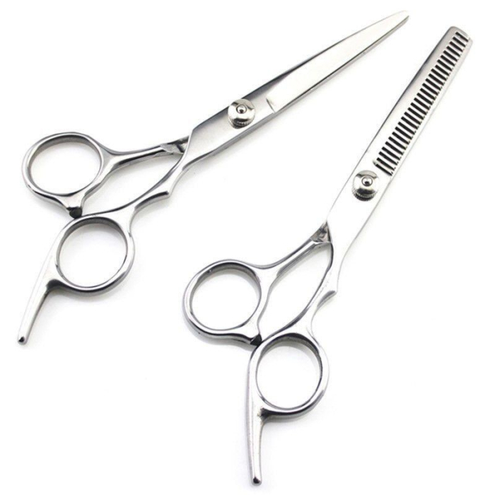 Set complet kit ustensite accesorii frizerie coafor cu foarfeca de tuns si filat SF04 [6]