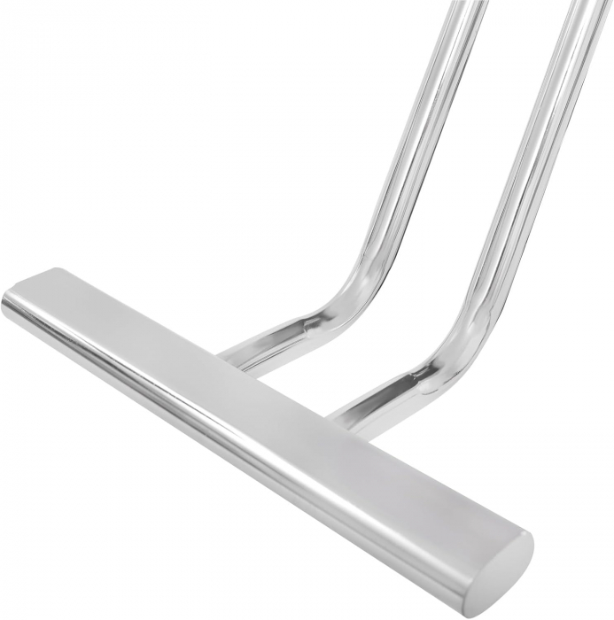 Set complet mobilier coafor cu scafa, scaun frizerie, oglinda LED, Gri cu Argintiu [4]