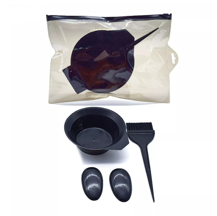 Set complet pentru vopsit parul cu pelerina, paleta, bol, pensula si protectii urechi SCV13 [2]