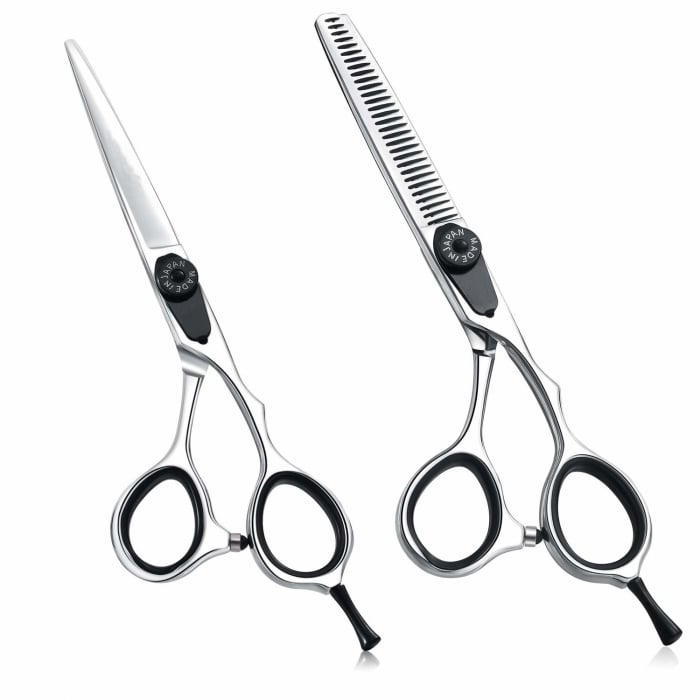 set frizerie coafor foarfece de tuns si filat sword cut [2]