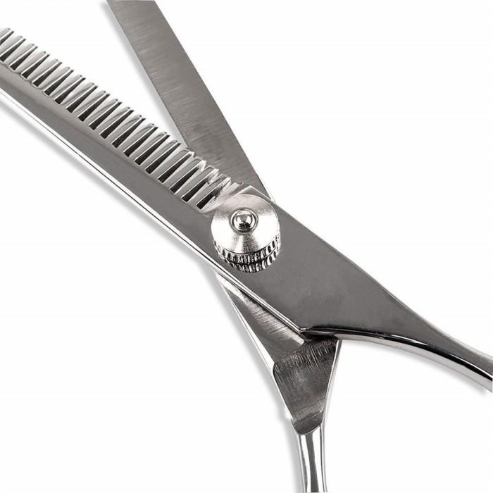 Set foarfeca de tuns si filat Vintiago 6" pentru frizerie coafor salon inox piepten carbon [8]