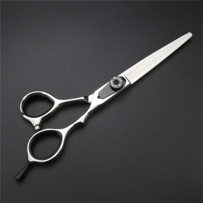 Set foarfeca tuns si foarfeca filat · Sword Cut · 10 piese ·  clipsuri metalice · pieptan carbon · husa depozitare · pelerina tuns · pamatuf frizerie · brici pentru filat parul. [10]